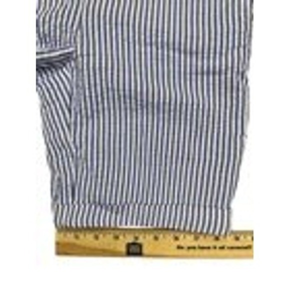 Striped Tie Waist Shorts - Casual Summer High Waist - Women's Size Small - Picture 6 of 6